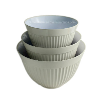 3PCS Melamine Mixing Salad Bowl (BW4609)